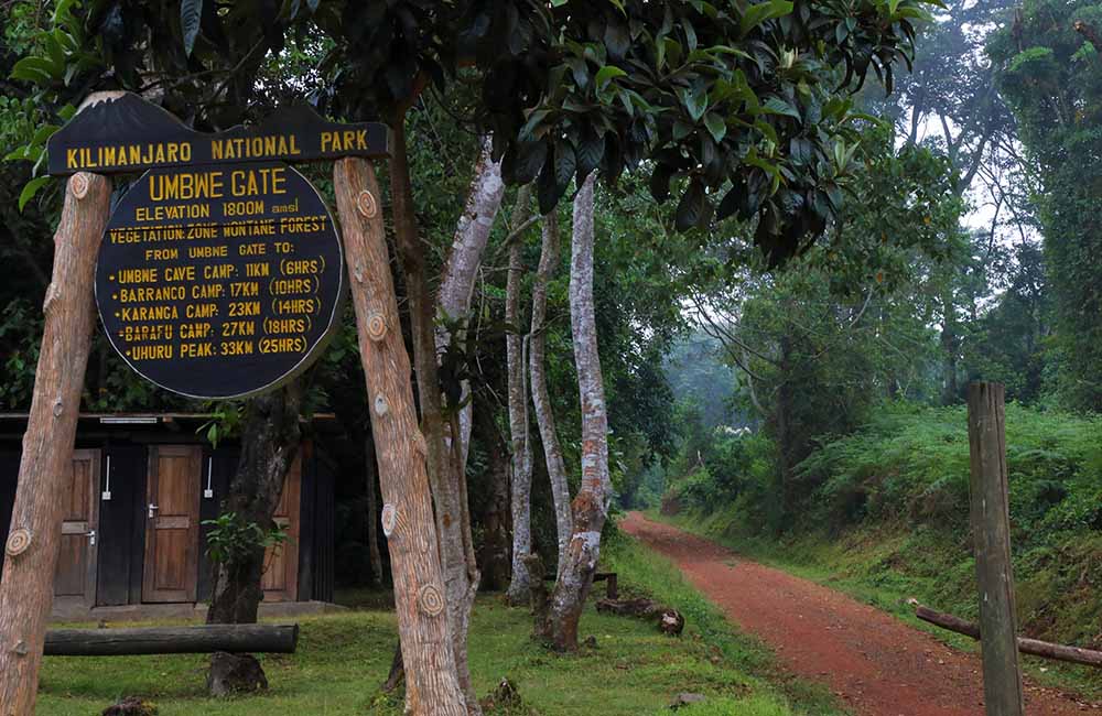 Umbwe Cave Camp